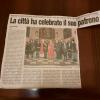 15 febbraio 2022  art. Corriere dell' Umbria (inaugurazione 8° vetrata)